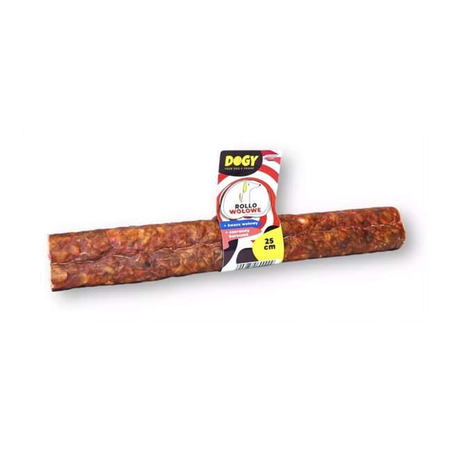 Gryzak do wypełnienia dla psa ROLLO Wołowe 25cm - DOGY