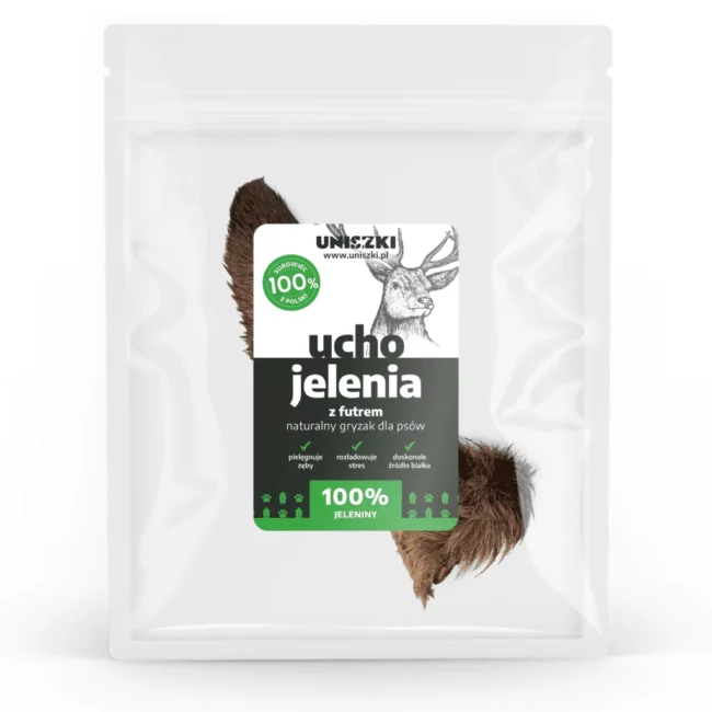 Ucho jelenia z futrem - Uniszki