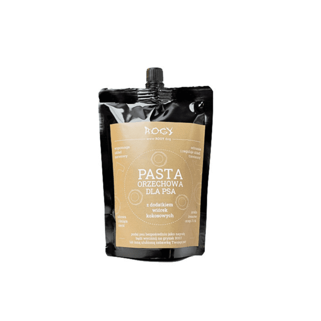 Pasta orzechowa dla psa z dodatkiem wiórków kokosowych 300g ROGY