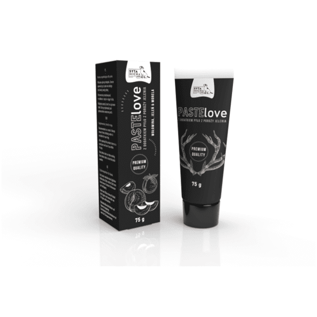 Mięsna Pasta - PasteLOVE wołowina, jeleń i morela 75g Syta Micha