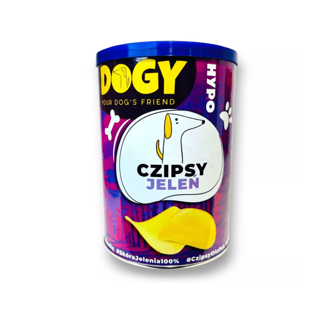 Przysmak naturalne czipsy z Jelenia dla psa 75g - DOGY HYPO