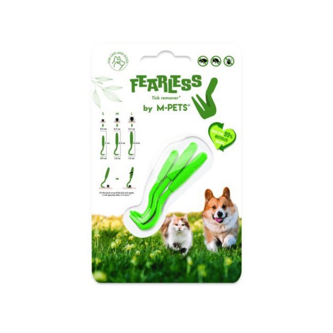 Haczyki do usuwania kleszczy FEARLESS 3 szt w zestawie M-PETS