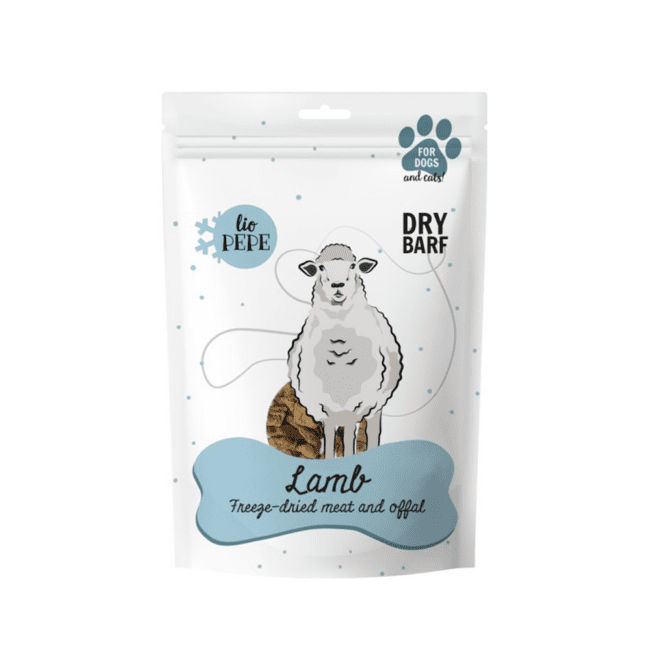 Liofilizowany przysmak jagnięce płuco 50g dodatek do diety psa - PEPE