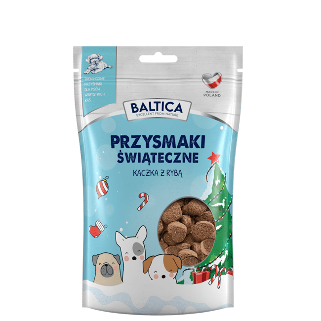 Przysmaki Świąteczne Kaczka z rybą 100g Baltica