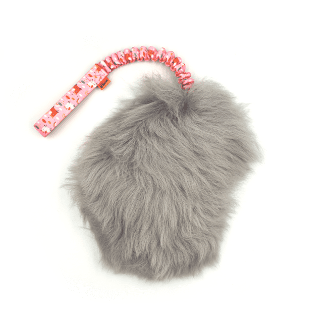 Szarpak z wełny owczej z amortyzatorem Szczęśliwe owieczki - WOOLIE WHILLIE