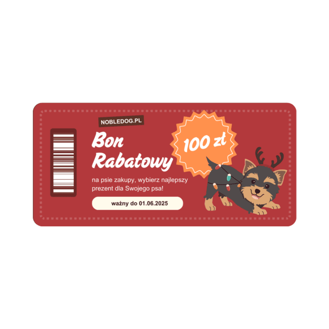 Bon rabatowy na zakupy 100zł - NOBLEDOG