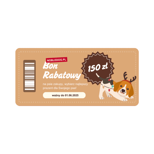 Bon rabatowy na zakupy 150zł - NOBLEDOG
