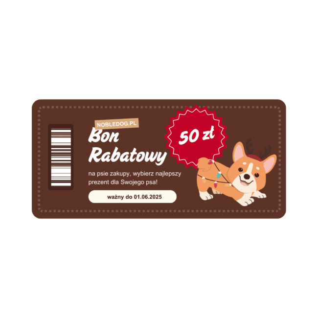 Bon rabatowy na zakupy 50zł - NOBLEDOG