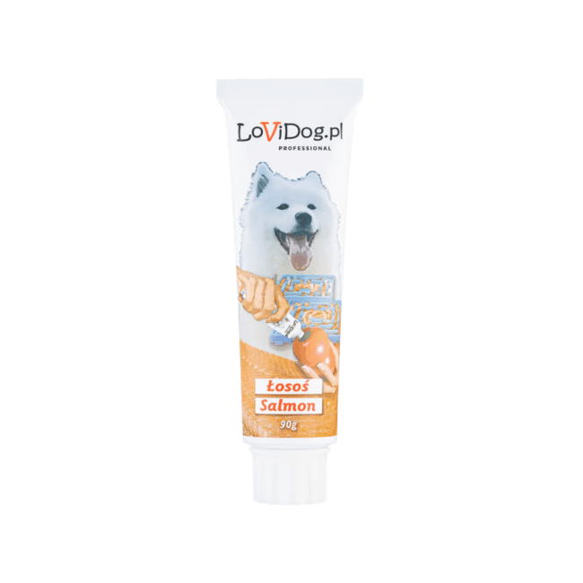 Pasta dla psa z dodatkiem łososia LoviDog