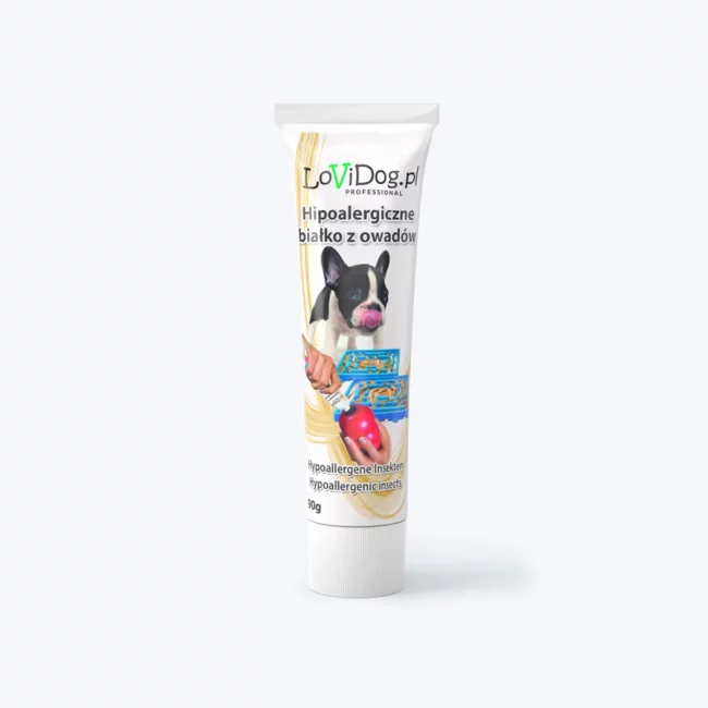 Pasta dla psa z wątróbką, białkiem owadów i witaminami LoviDog
