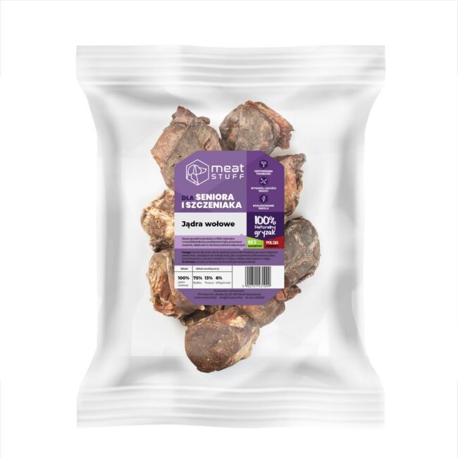 Gryzak naturalny Jądra wołowe 100 g - MeatStuff
