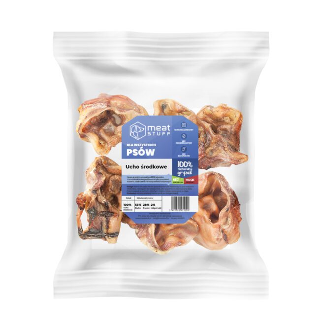 Gryzak naturalny Ucho środkowe 8 szt. - MeatStuff