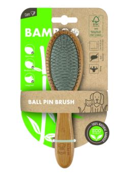 Szczotka do czesania psa - BAMBOO - Ball Pin