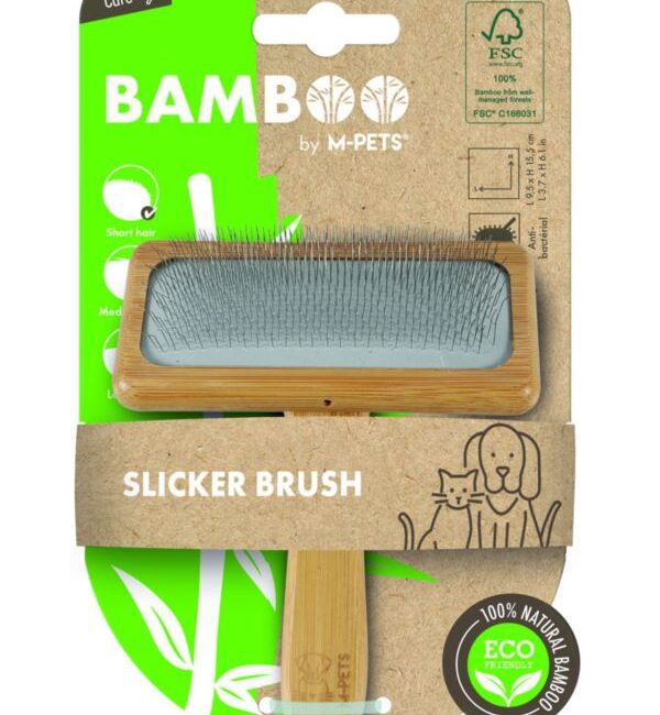Szczotka do czesania psa - BAMBOO - Slicker - M