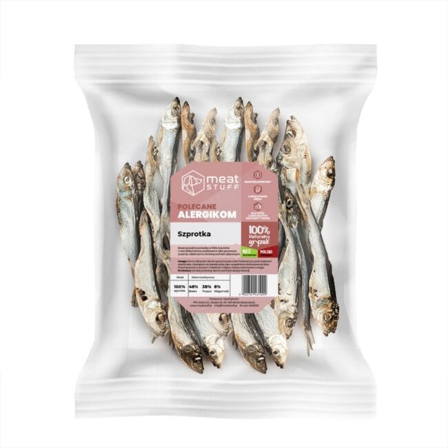 Szprotka suszona naturalny przysmak 100g - MeatStuff