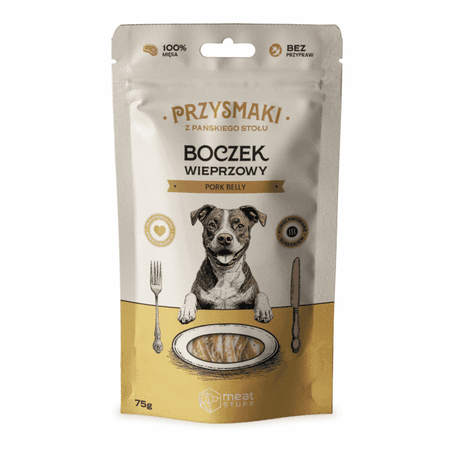 Przysmaki "Z Pańskiego Stołu" - Boczek wieprzowy 75 g - MeatStuff