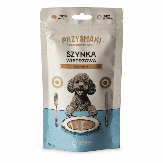 Przysmaki "Z Pańskiego Stołu" - Szynka wieprzowa 75 g - MeatStuff